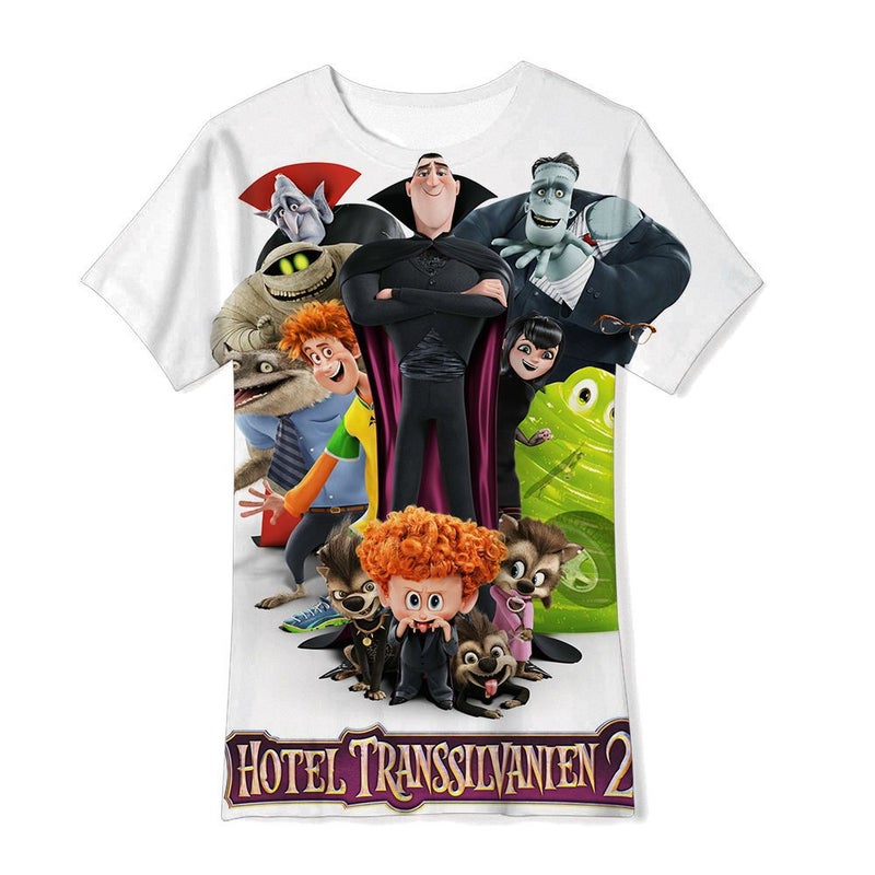 3D Digital Printing Boys And Girls T-Shirts American Drama Anime El Casual Fashion Short-Sleeved Shirts - Image 1