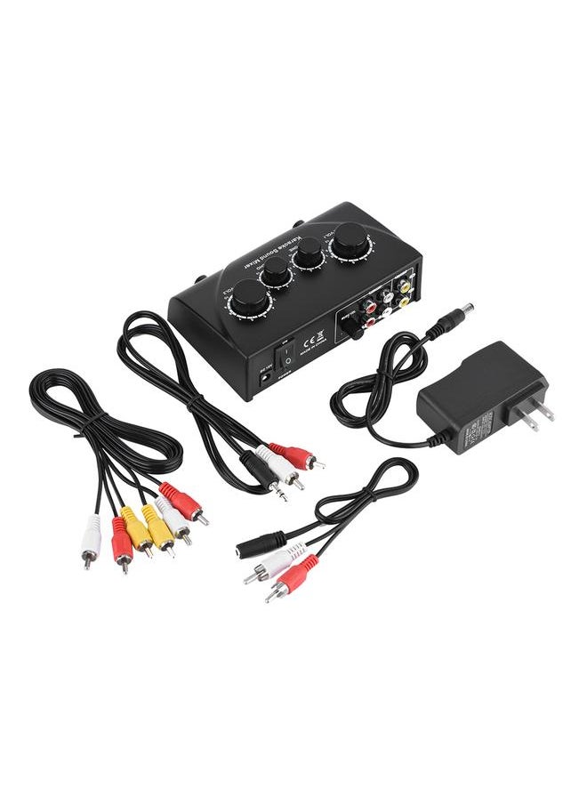 Thoraya Professional Kara OK Dual Microphone Input Mixer Black  - Image 1