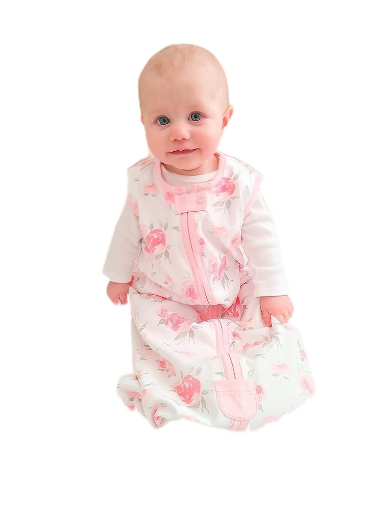 Mama Cheetah Baby Sleep Sack 10 TOG Organic Cotton Baby Wearable Blanket with TwoWay Zipper Swaddle Transition Baby Sleeping Bag AllSeason Sleep Sack for Newborn Infant Toddler Boy Girl 06 Months 1Pack 