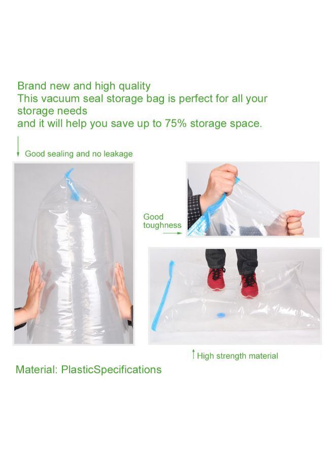 NIBEMINENT Space Saving Storage Bag Clear - Image 3