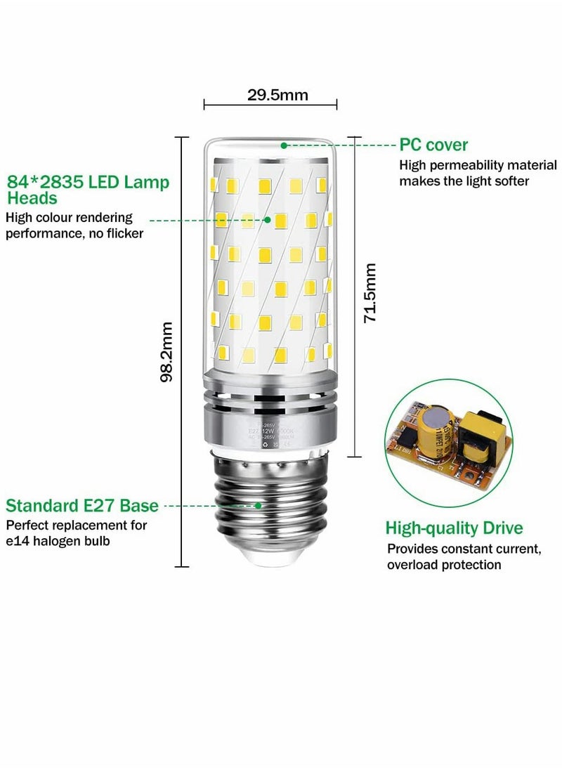 KASTWAVE - E27 Led Bulb 100w Equivalent 16w Screw 6000k 1000LM Large Edison Light Bulbs Daylight 360° Beam Angle Energy Saving for Home Lamp Non-dimmable (2pcs Cool White) - Image 1