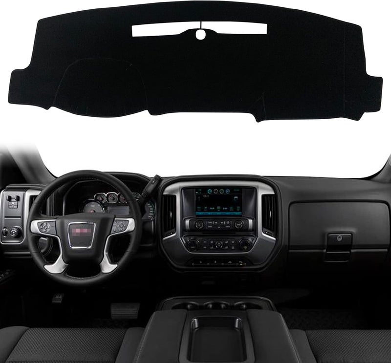 KEEGTBOX غطاء لوحة القيادة KEEGTBOX لسيارات GMC Sierra و Chevy Silverado - Image 1