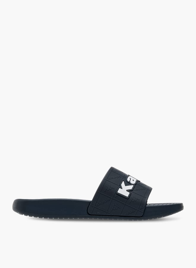 Kappa Boys' Logo Embossed Slip-On Slides - Image 1