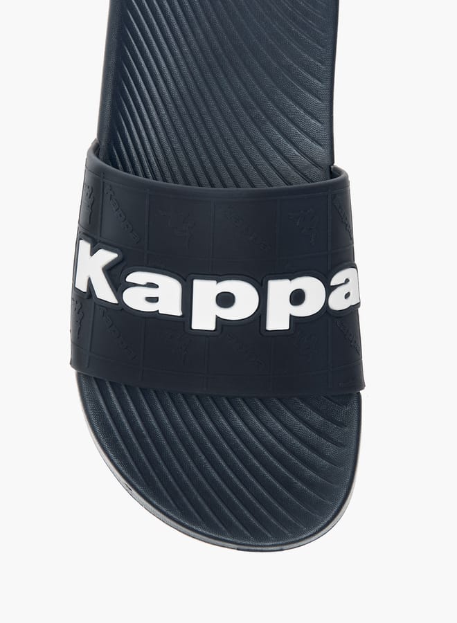 Kappa Boys' Logo Embossed Slip-On Slides - Image 3