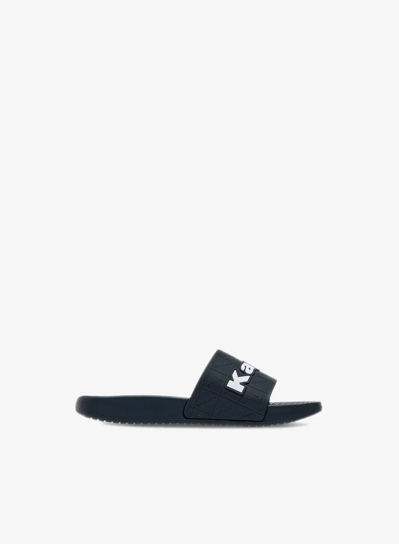 Kappa Boys' Logo Embossed Slip-On Slides