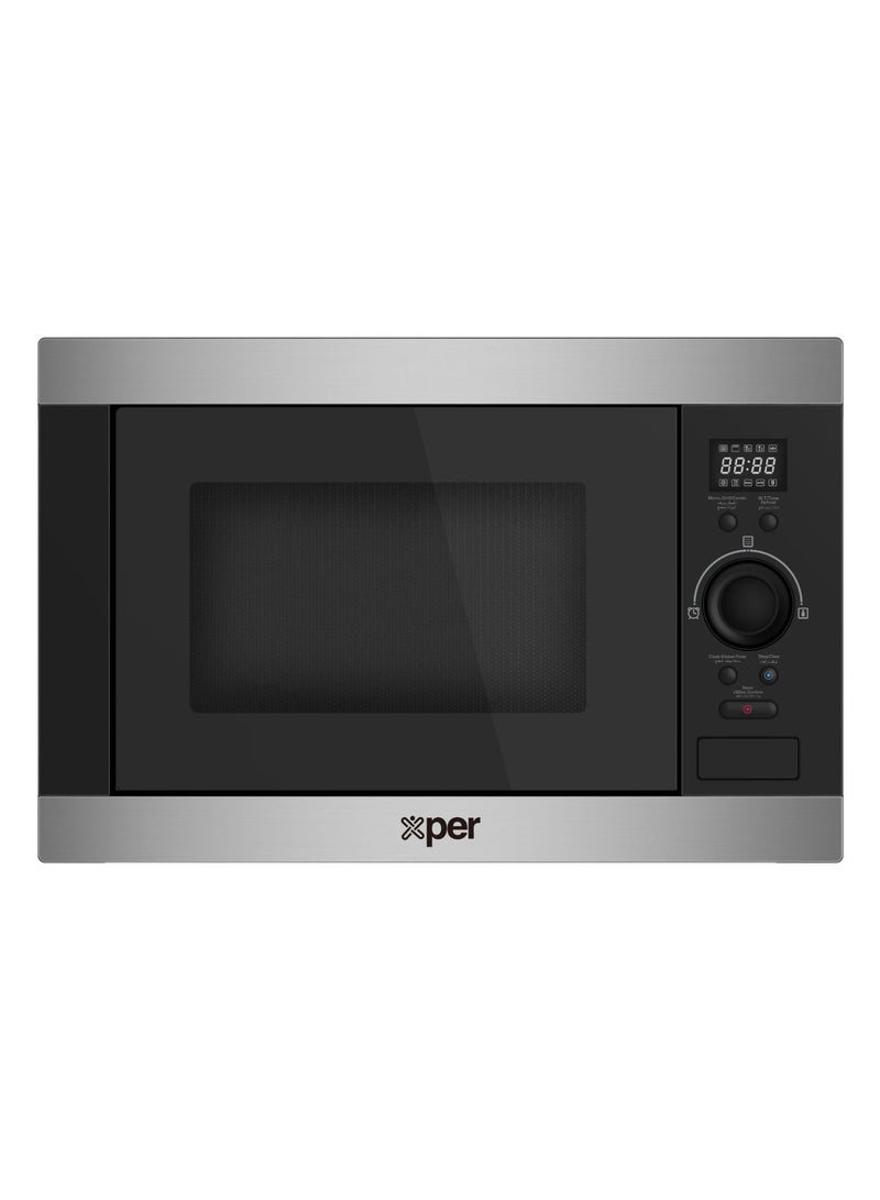 Xper Built-in microwave oven with grill, 25 L., 900 watt, Black, XP25SBTMW