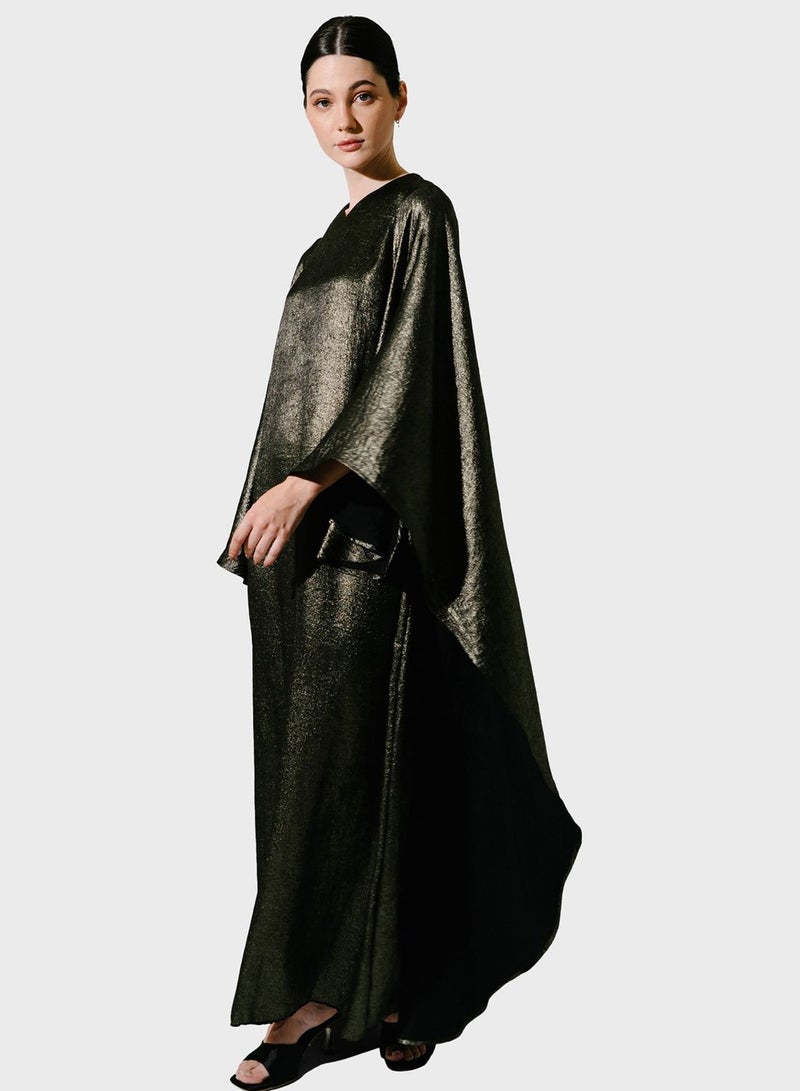 Demure Cape Sleeve Kaftan - Image 3