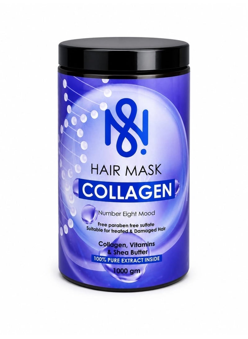 N8 Hair Mask Collagen for Deep Hydration and Damaged Hair Repair 1000gm - Image 1