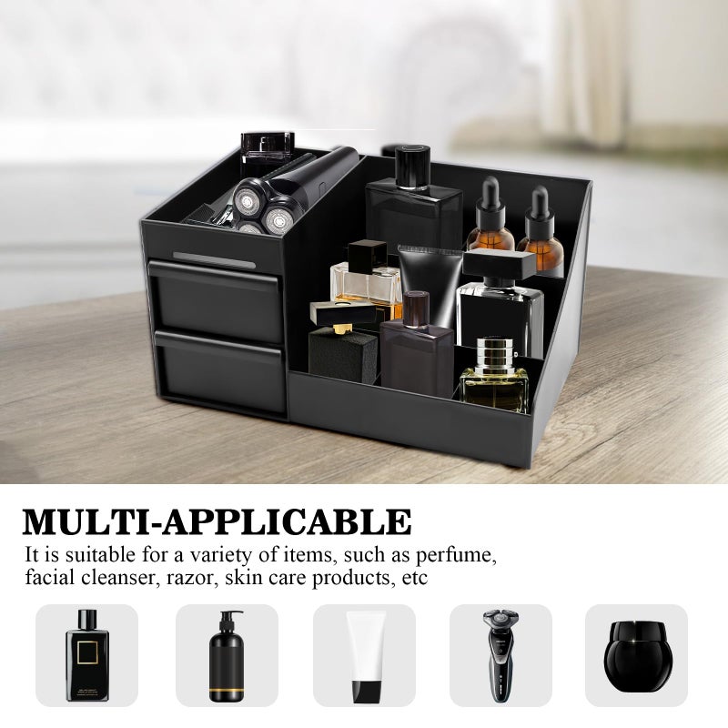 ZOCONE Cologne Organizer for Men, Perfume Stand Organizer, Dresser and Bathroom Organizers Countertop, Perfume Organizers for Mens Room Decor, Mens Bathroom Organizers and Storage, Cologne Shelf - Image 3