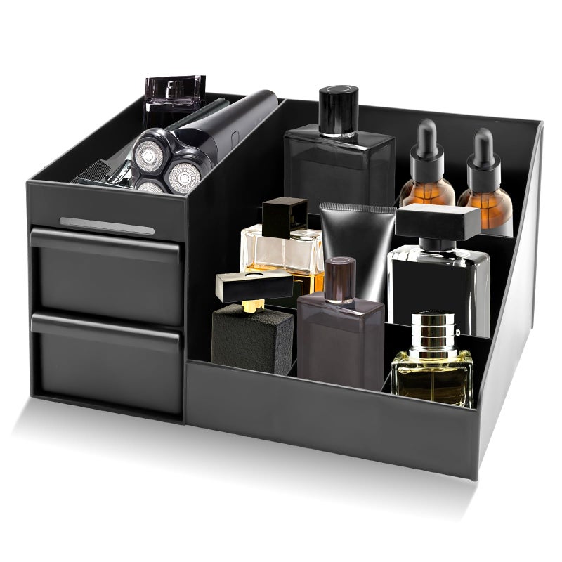 ZOCONE Cologne Organizer for Men, Perfume Stand Organizer, Dresser and Bathroom Organizers Countertop, Perfume Organizers for Mens Room Decor, Mens Bathroom Organizers and Storage, Cologne Shelf - Image 1