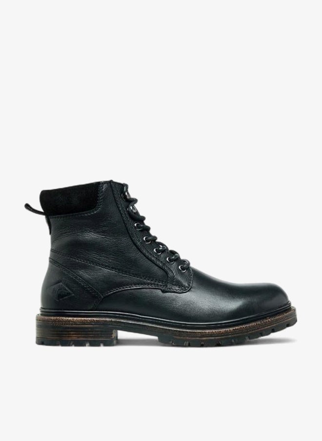 Lee Cooper Men Leather Panelled Ankle Boots - Image 1