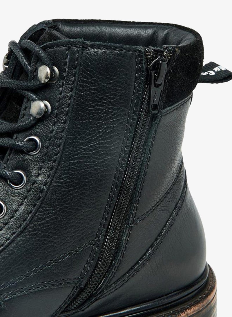 Lee Cooper Men Leather Panelled Ankle Boots - Image 5