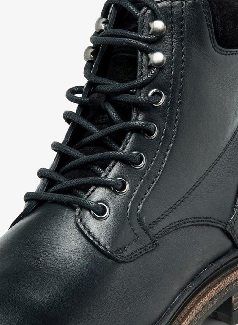 Lee Cooper Men Leather Panelled Ankle Boots - Image 4