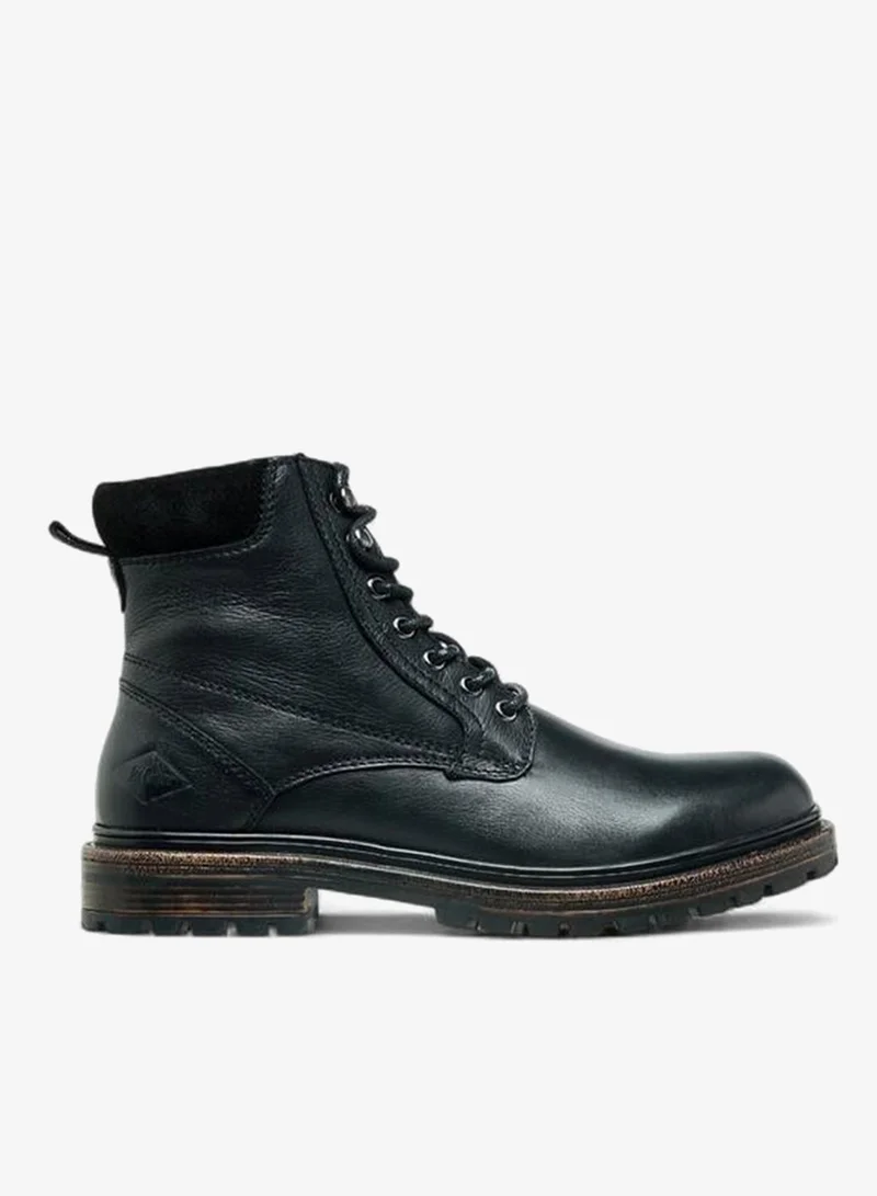 Lee Cooper Men Leather Panelled Ankle Boots