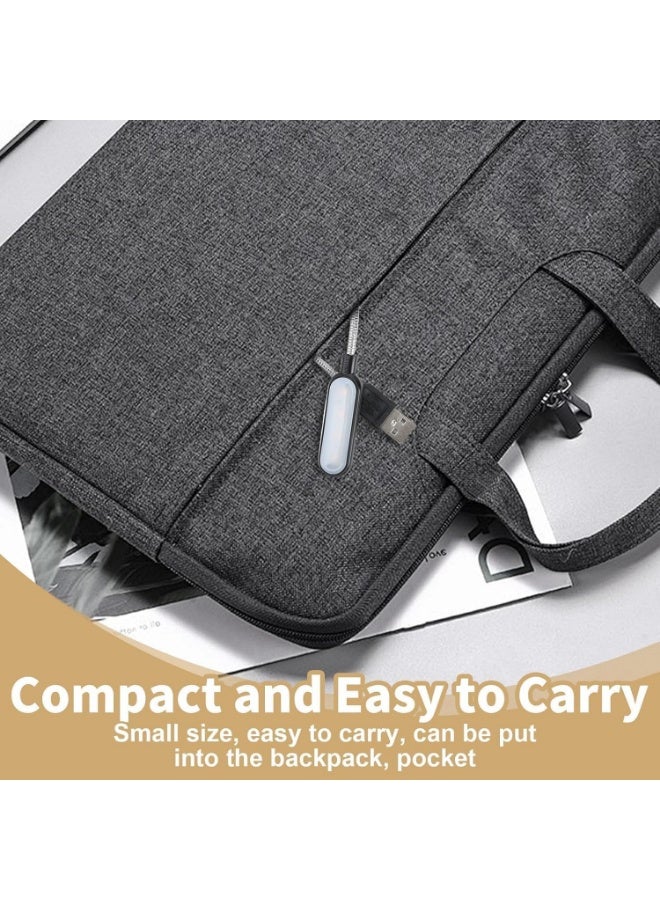 Plan A Flexible USB LED Reading Light – Portable Mini Light for Laptop, Computer, Power Bank, Flexible Gooseneck Design, Warm Night Light Perfect for Books, Offices, Works, 6 LED Lights - Image 5