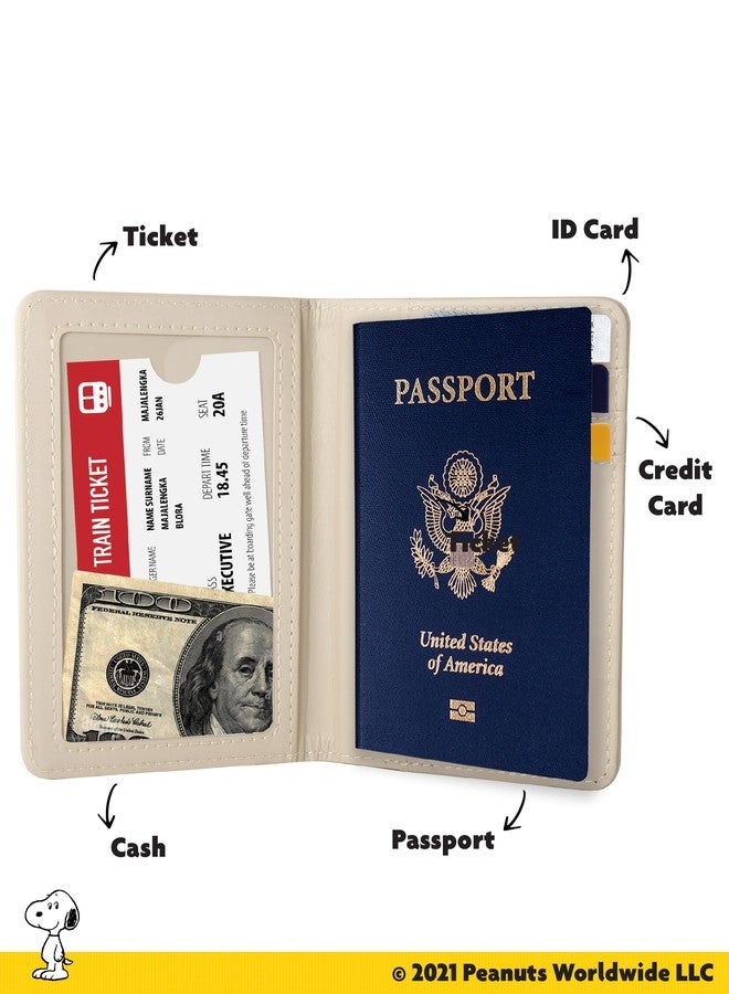 SALLY ROSE Peanuts Snoopy Passport Cover Official License, Cute Passport Holder, Snoopy Gifts - Image 2