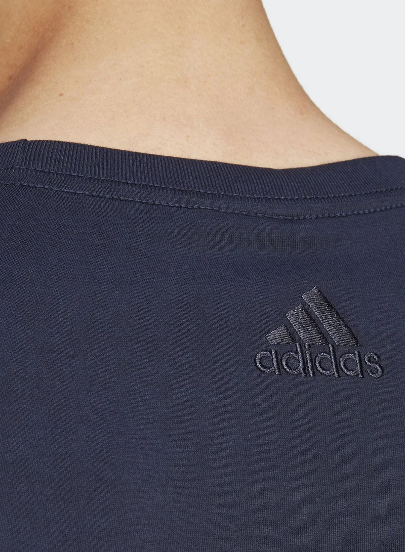 Adidas Essential Single Jersey Linear T-Shirt