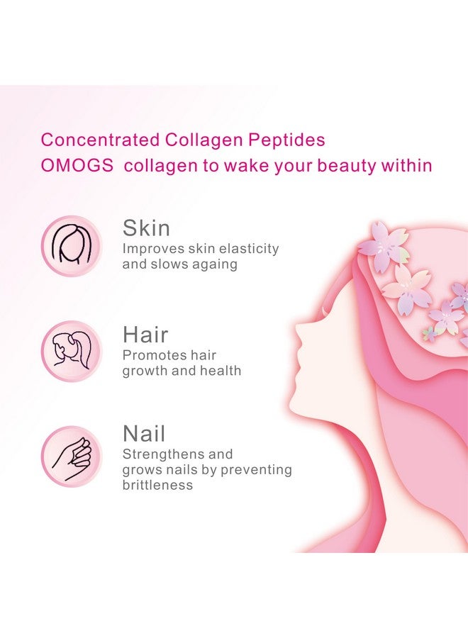 OMOGS Collagen Peptides Capsule，Naturally Sourced Hydrolyzed Collagen with prebiotic & Cranberry Extract - Hair, Skin, Nail, Joint, Digestive Health & Immune Support, Non-GMO, 100 Capsule. - Image 4