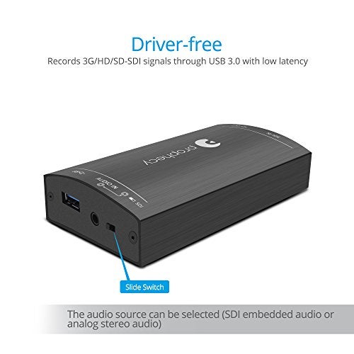 gofanco Prophecy SDI Video Capture Card Device Over USB 3.0 – 3G/HD/SD-SDI Signals, Capture and Stream to 1080p @60Hz with Loopout, Broadcast Live Stream from Camera, TAA Compliant (PRO-CaptureSDI) - Image 3
