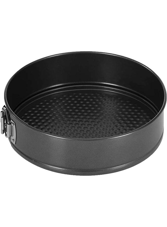ECVV Round Cake Pan Springform Pan Pie Mold Bakeware Non stick, 24 Cm, 1PC (BLACK) - Image 2