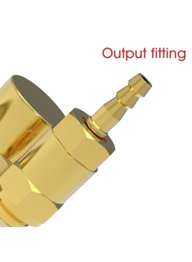 LAMAY Argon/CO2 Mig Tig Flow Meter Gas Regulator Gauge Welding Weld(A) - Image 5