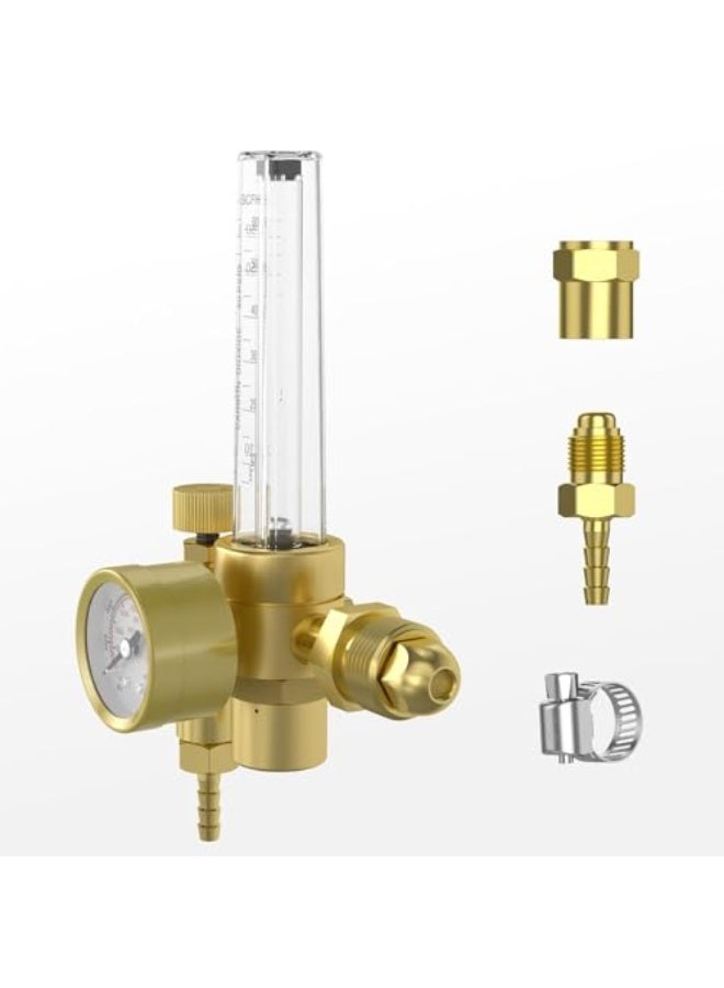 LAMAY Argon/CO2 Mig Tig Flow Meter Gas Regulator Gauge Welding Weld(A) - Image 2