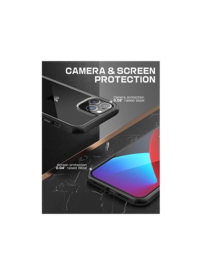 SupCase Unicorn Beetle Style Series Case Designed for iPhone 12 Pro Max (2020 Release) 6.7 Inch, Premium Hybrid Protective Clear Case (Black) - Image 5