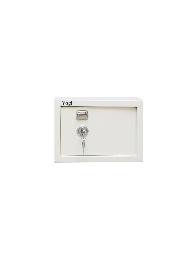 YOGIZ Mechanical Safe Locker Locker Intelligent Metal Deposit Safe Safe Box Safety locker Key Locker Steel Security Safe Lockers for HomeOfficeHotel101410INCHMade In India  - Image 2