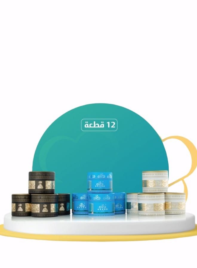 aashiq al-oud Mix incense 12 tablets of 10 grams each - Image 2