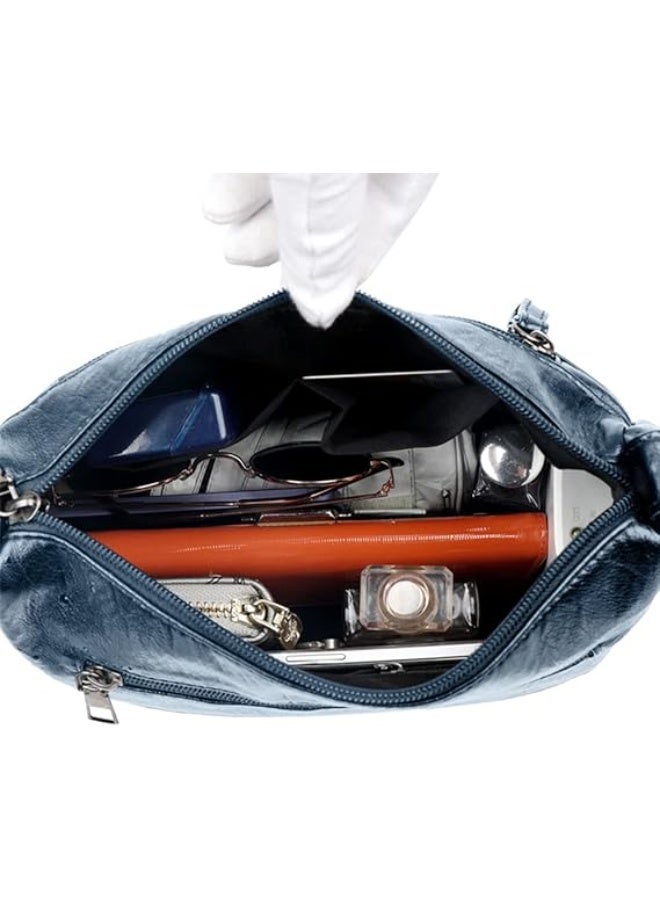 جوكوكيا حقائب يد جديدة للنساء، حقائب كروس بودي متعددة الجيوب، حقائب يد وحقائب كتف مقاومة للماء، حقائب مراسلة للاستخدام اليومي - أزرق - Image 2