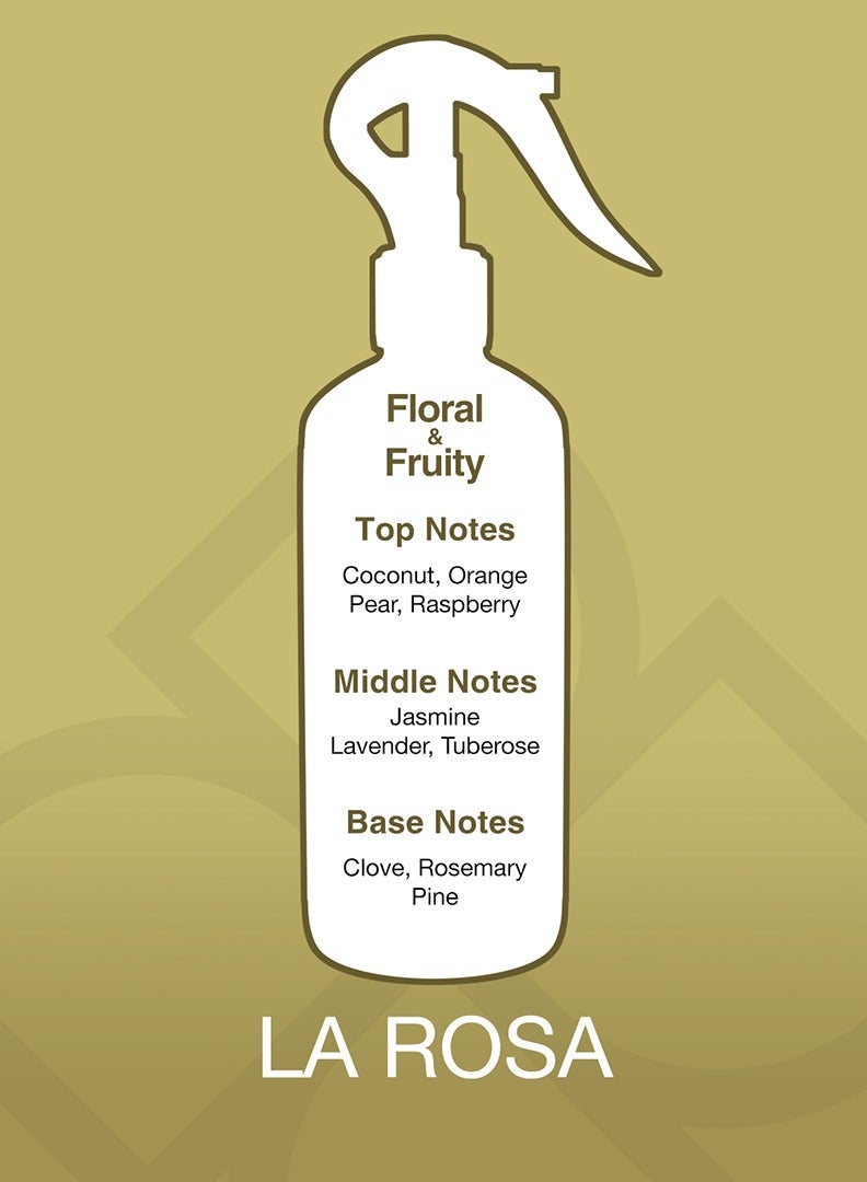 Essancy Aroma Mist La Rosa Premium Air Freshener Clear 300ml - Image 2