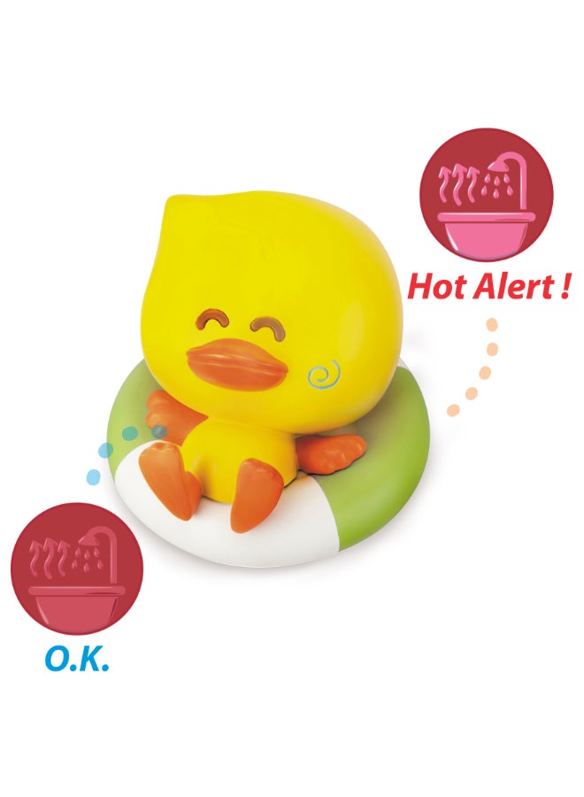 إنفانتينو Infantino Bath Duck Squirt & Temperature Tester 0M+ Baby Bath Toy with Heat Sensor - Image 4