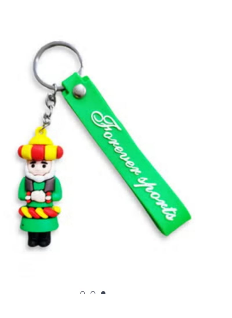 Generic - Multi-colored Ramadan shapes medallion, two pieces - Image 1