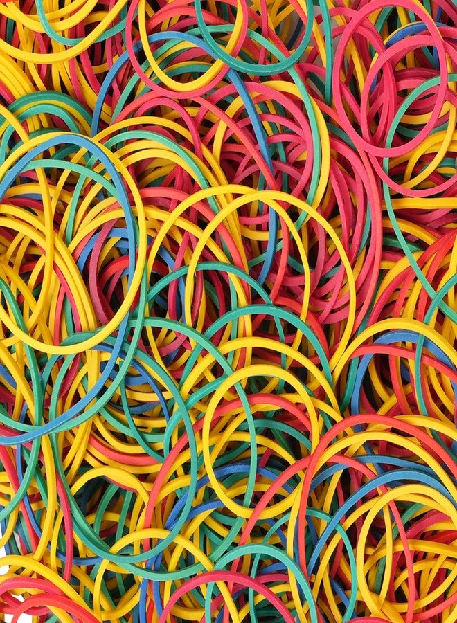 HSNOHSN Rubber Bands assorted size multicolor 0.5lb rubber bands for office supplies School Home size#10 size#16 size19 - Image 4