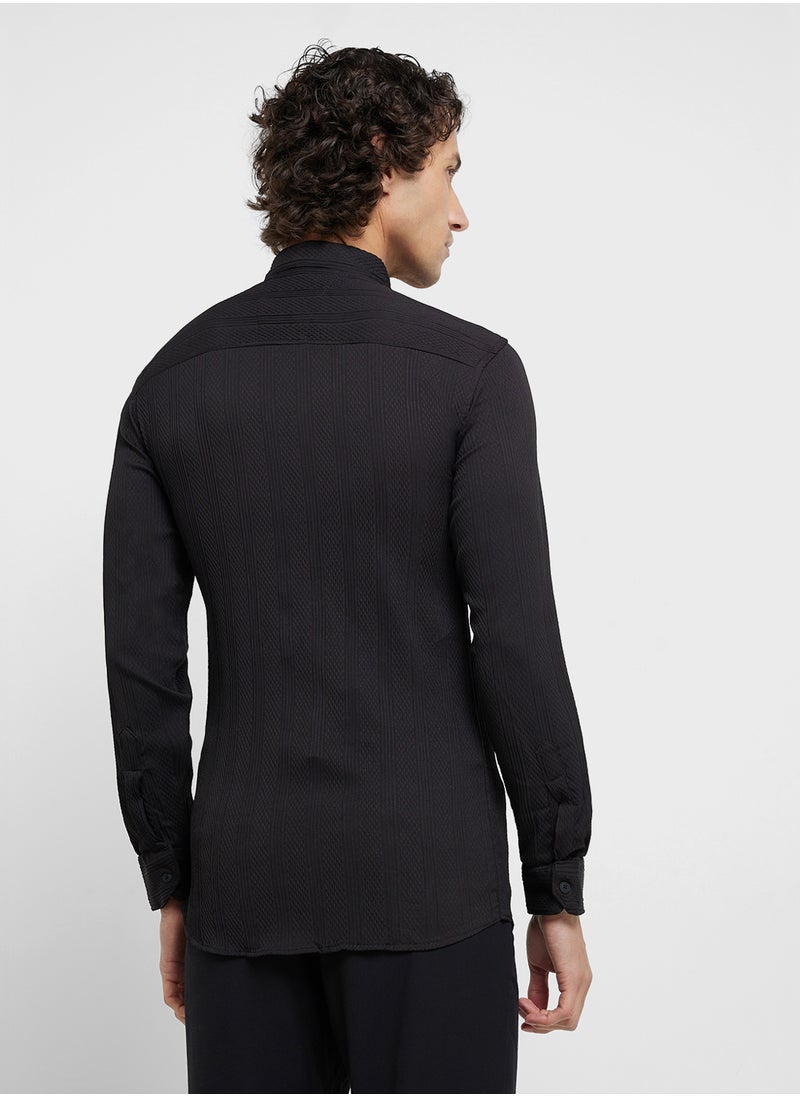 Robert Wood - Slim Fit Formal Shirt - Image 1