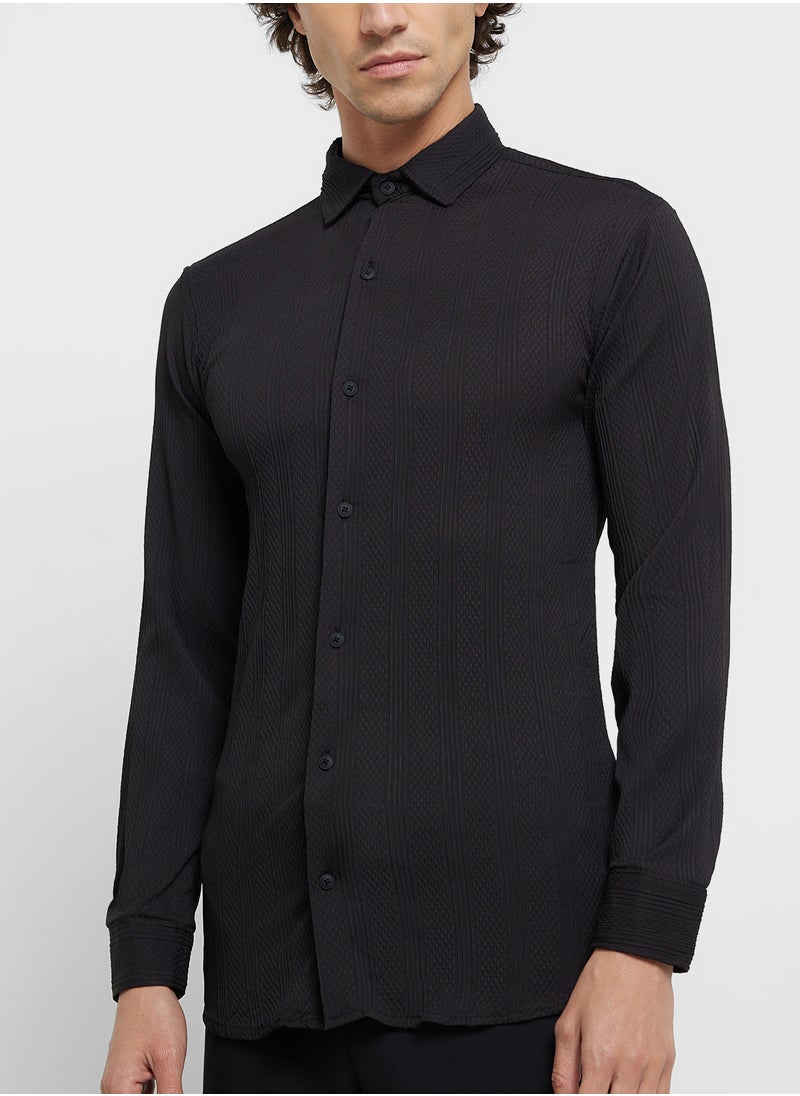 Robert Wood - Slim Fit Formal Shirt - Image 1