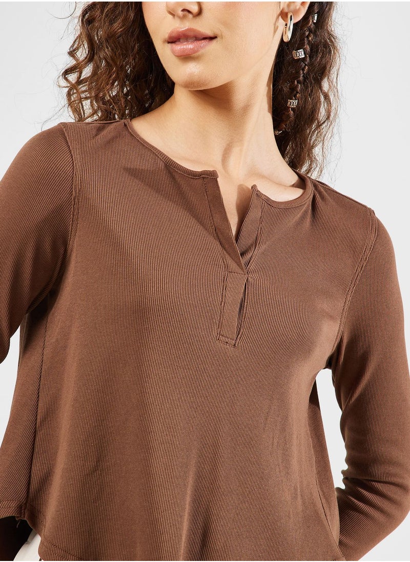 FRWD - Button Down Relaxed T-Shirt - Image 1