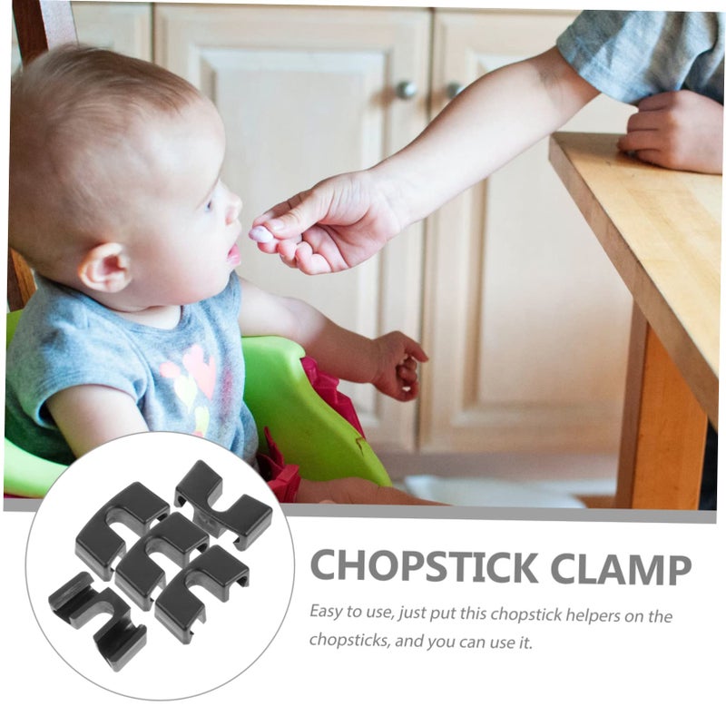 Chopstick Helper Training Clips 2 Sets 5 Pcs Food Grade Plastic Portable Non Slip Design - Image 5