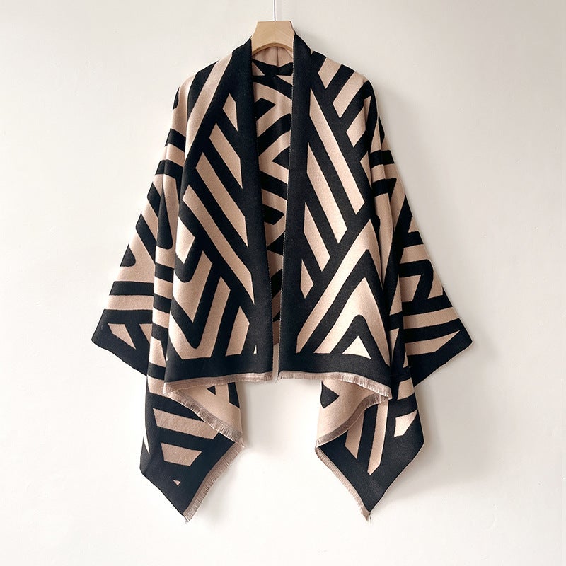 Faux Cashmere Winter Scarf Shawl Wrap - Image 3