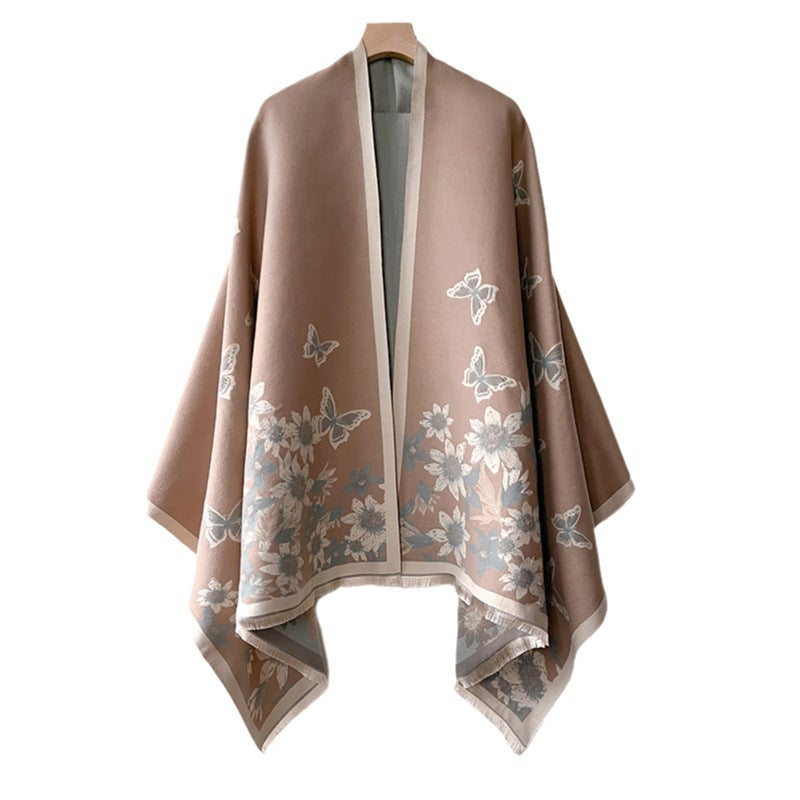 Faux Cashmere Winter Scarf Shawl Wrap - Image 5
