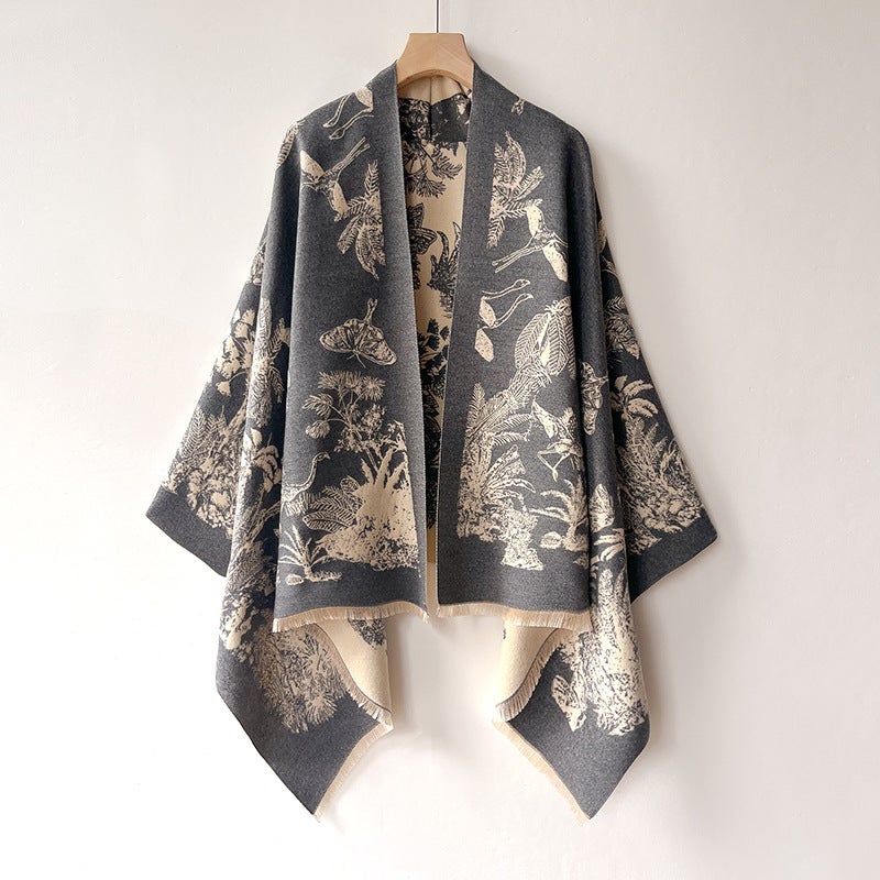 Faux Cashmere Winter Scarf Shawl Wrap - Image 1