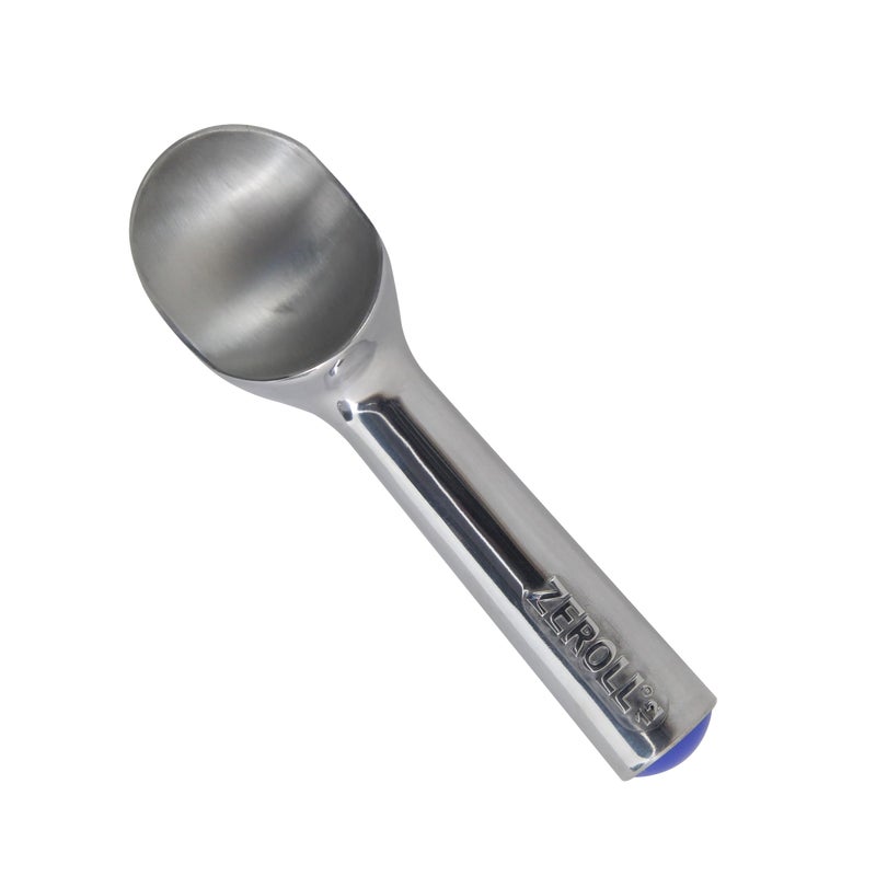 Zeroll 1012 Original Ice Cream Unique Liquid Filled Heat Conductive Handle Simple One Piece Aluminum Design Easy Release 24 Scoops per Gallon Made in USA 3Ounce Silver