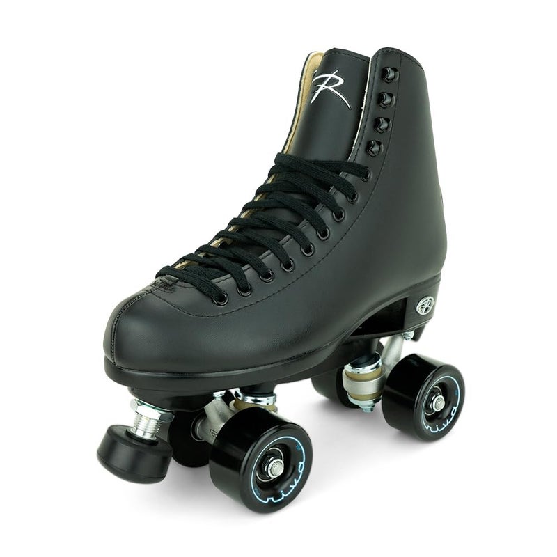 Riedell Boost Roller Skates Lightweight Comfortable Indoor Quad Skates for Men and Women Beginner to Seasoned with Smooth Retro Build Black Size 10 - Image 2