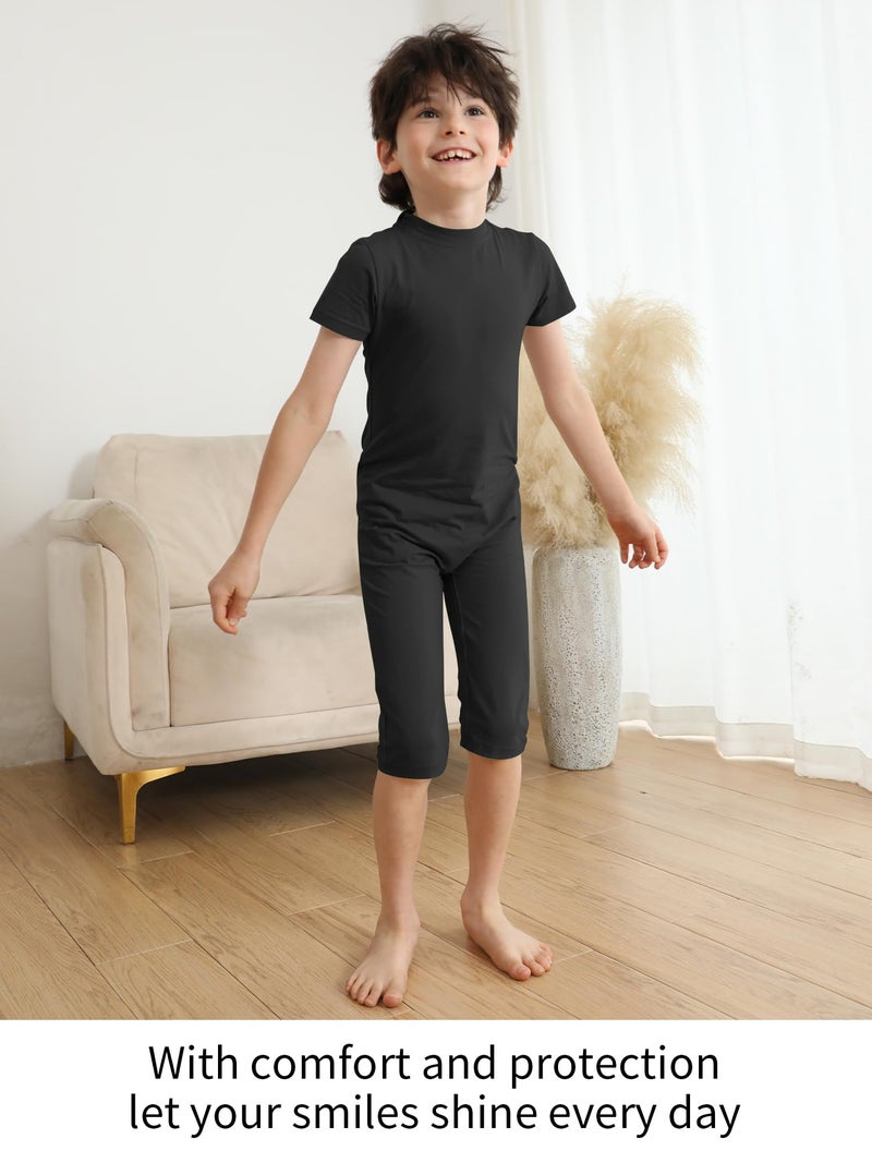 EEOST Adaptive Clothing for Kids Special Needs Autism Sensory Jumpsuit Anti-Strip Romper with Back Zipper Sizes 3-16 Years (Black, 3-4 Years Old) - Image 5