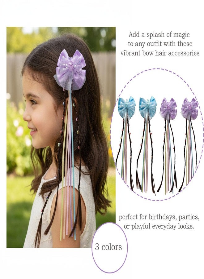 KARP 4Pcs Hair Pin with Braids - Cute, Durable Hair Accessories for Girls - Adjustable, Non-Slip Design for Everyday Wear (Hair Pin (K2528)-Style -2) - Image 3