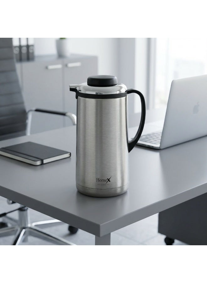 Homex Stainless Steel Tea Coffee Vacuum Flask Thermos 1.9L, Double Wall Insulation Hot Cold Water/Tea/Coffee Flask BPA-Free Leak-Proof for Home Office Outdoor - Image 3