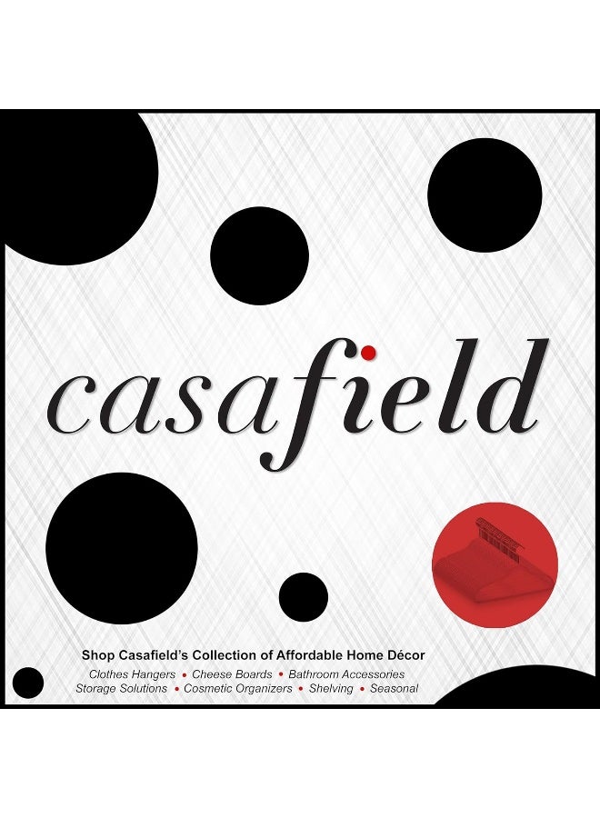 Casafield 50 Velvet Baby Hangers 11 Size for Infant Toddler Clothes Ivory - Image 2