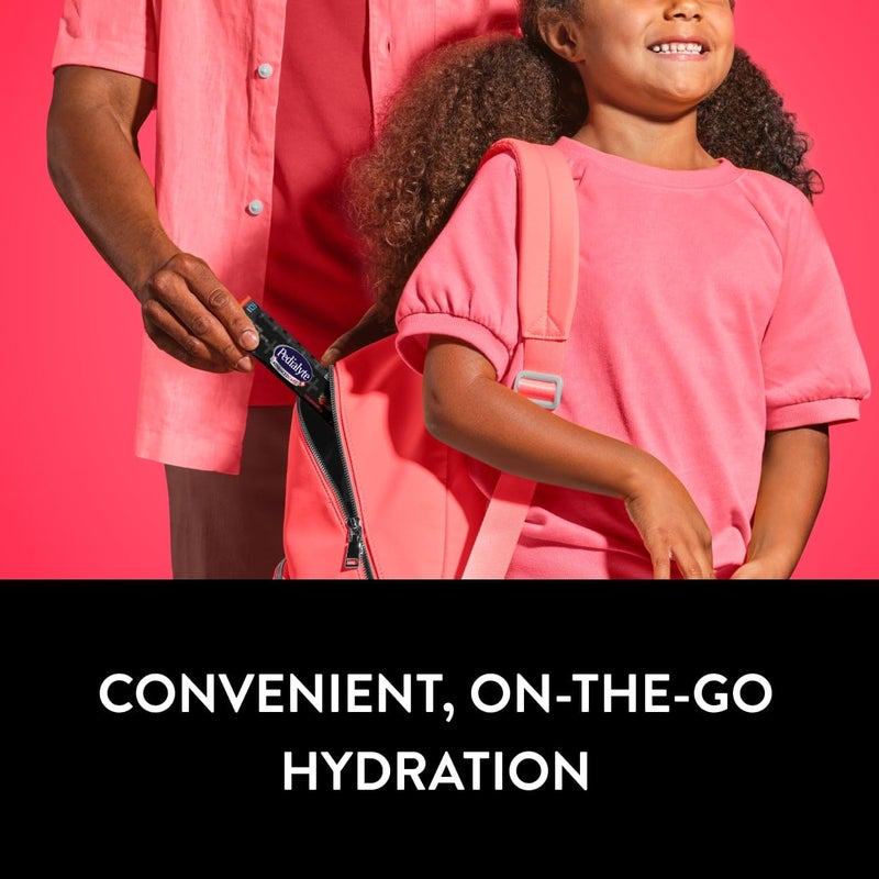Pedialyte AdvancedCare Plus Electrolyte Powder, Has 33% More Electrolytes and PreActiv Prebiotics, Strawberry Freeze, 6 Powder Packets - Image 4