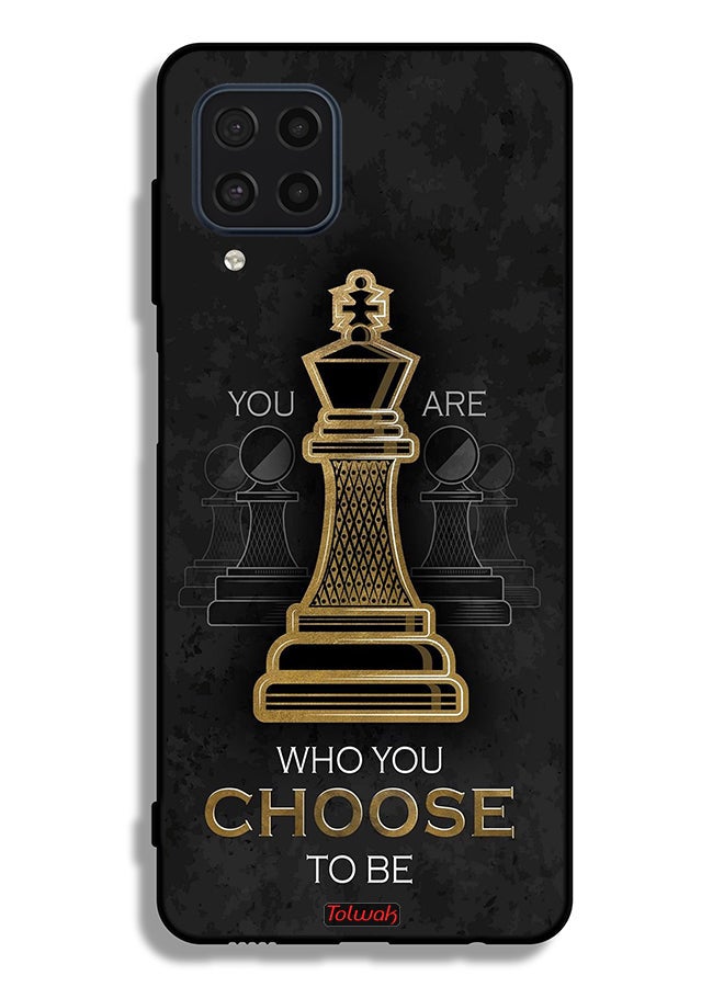 Tolwak Samsung Galaxy M22 Protective Case Cover You Are Who You Choose To Be - Image 2