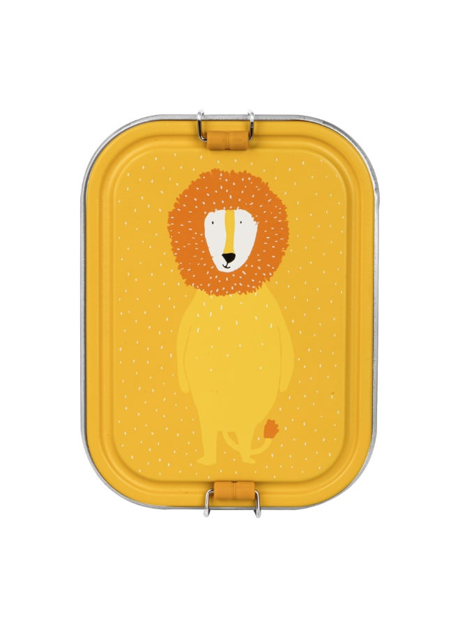 Trixie Stainless Steel Lunch Box Large - 2-Compartment - Mr. Lion - Image 2